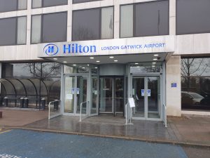 Front of Gatwick Hilton Hotel London